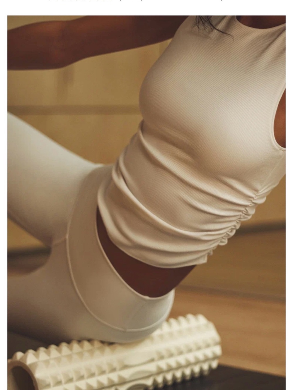 Alo Ribbed En Pointe Tank - Picture 3 of 13